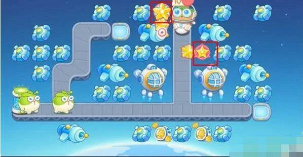 保卫萝卜4太空穿越第26关无道具金萝卜全清攻略