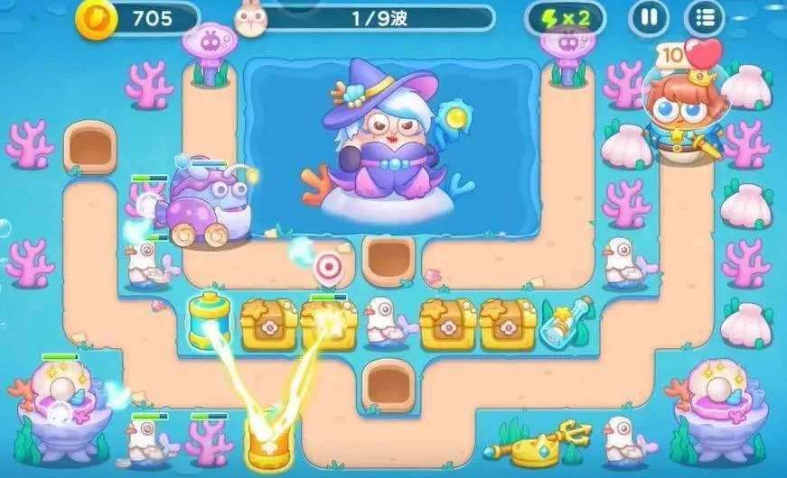 保卫萝卜4海的闺女第90关攻略图解