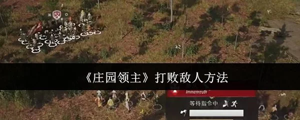 庄园领主怎么打败敌人? 庄园领主怎么打败敌人?