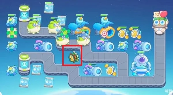 保卫萝卜4太空穿越第1关无道具金萝卜全清攻略