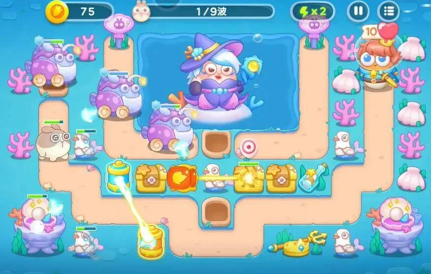 保卫萝卜4海的闺女第90关攻略图解