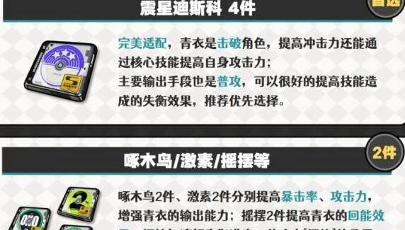 绝区零青衣驱动搭配方案有哪些? 绝区零青衣驱动搭配方案有哪些?
