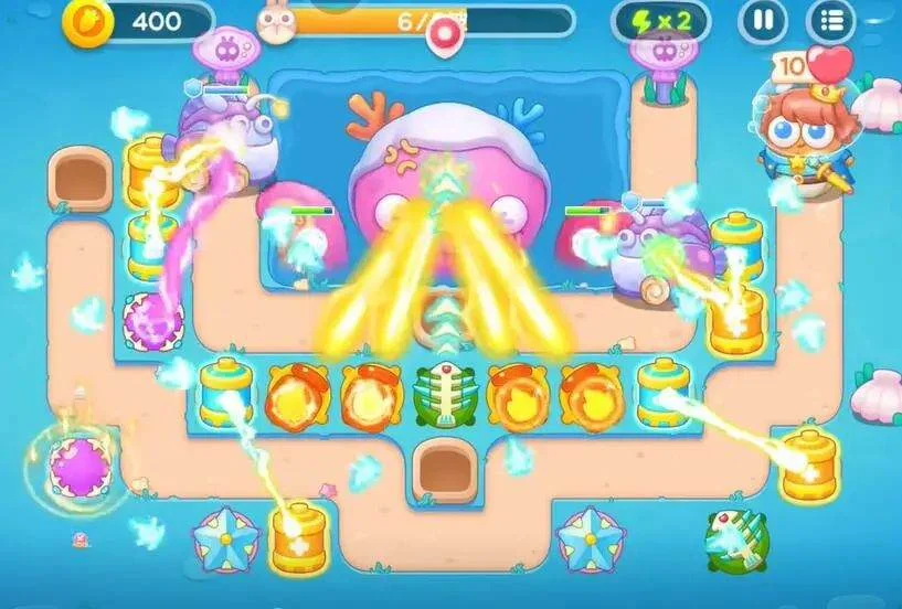 保卫萝卜4海的闺女第90关攻略图解