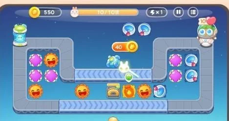 保卫萝卜4太空穿越第53关无道具金萝卜全清攻略