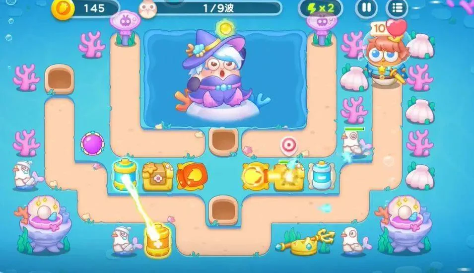 保卫萝卜4海的闺女第90关攻略图解
