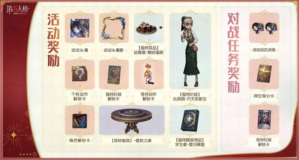 盛典启幕 《第五人格》七周年庆活动持续进行中 盛典启幕 《第五人格》七周年庆活动持续进行中
