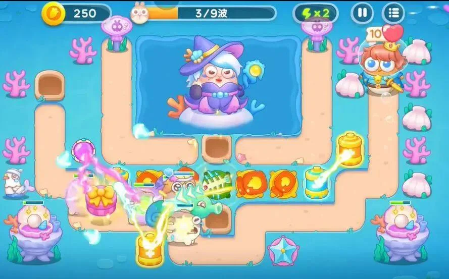 保卫萝卜4海的闺女第90关攻略图解