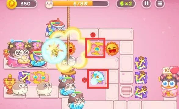 保卫萝卜4秋妃传第4关无道具金萝卜全清攻略