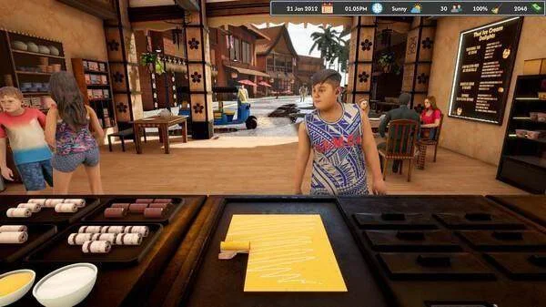 冰淇淋模拟器Steam上线，美味冰淇淋店经营