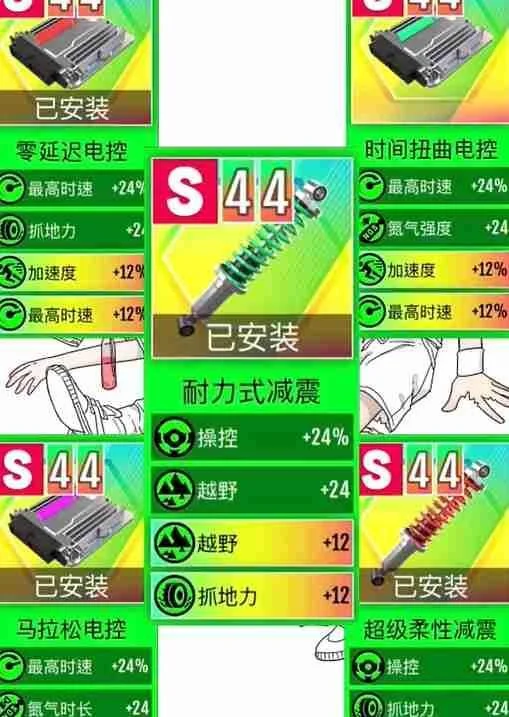 绝尘漂移最佳零件词条组合哪个好? 绝尘漂移最佳零件词条组合哪个好?