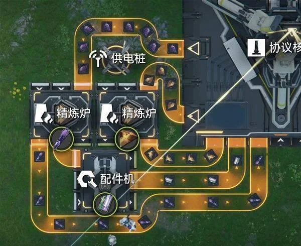 明日方舟终末地过渡期必备，常用物品高效生产线蓝图