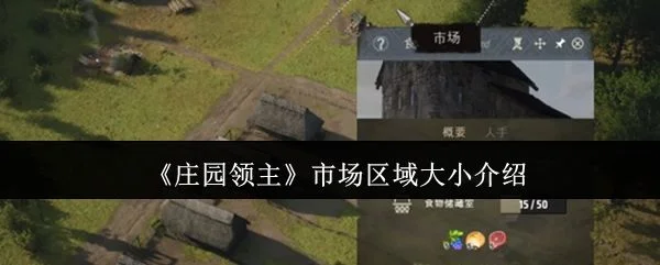 庄园领主市场区域有多大? 庄园领主市场区域有多大?