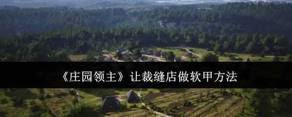 庄园领主怎么让裁缝店做软甲？