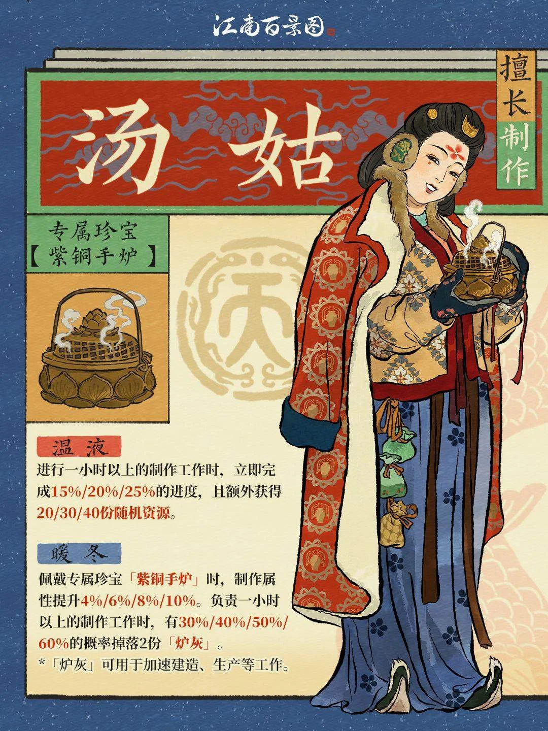 江南百景图汤姑怎么样?
