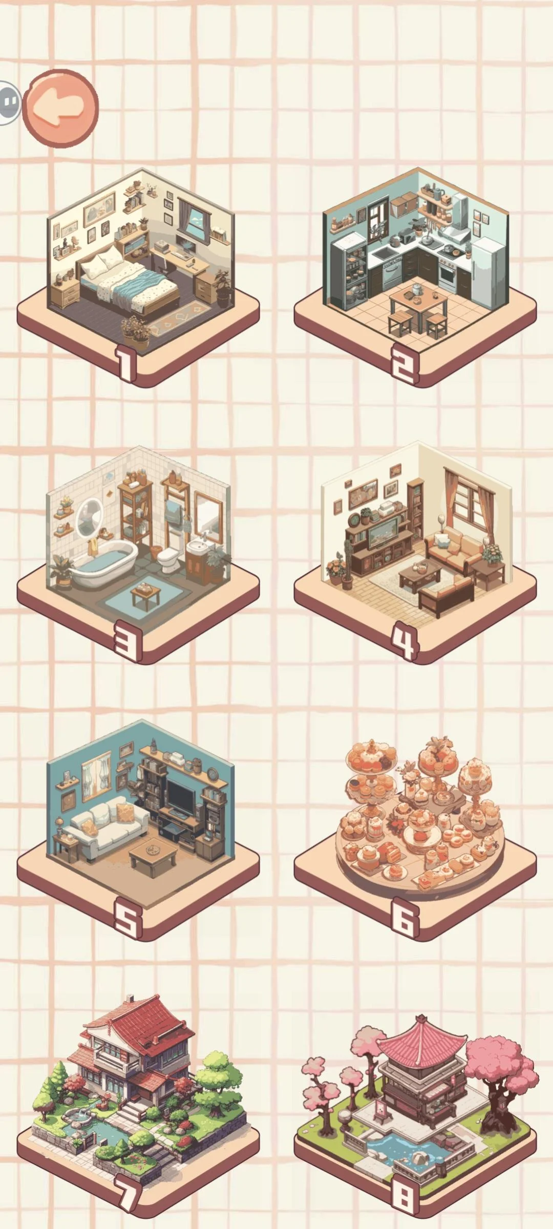 收纳我的小屋全关卡通关攻略图